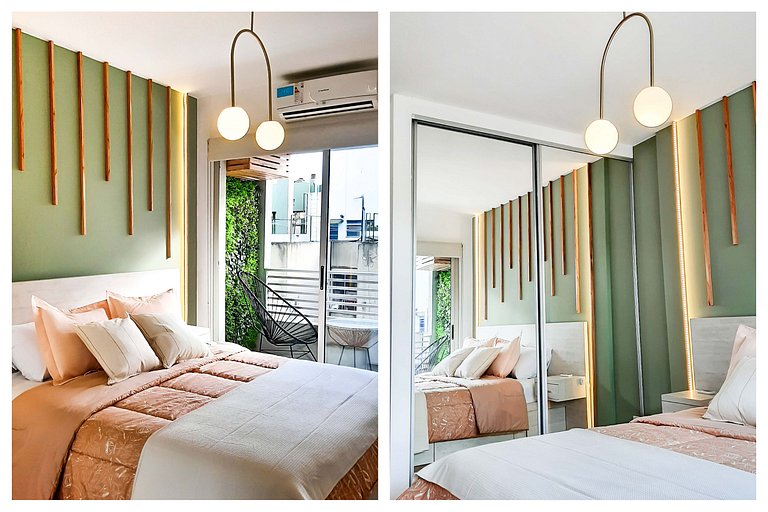 Diseño zen en altura con piscina y cochera