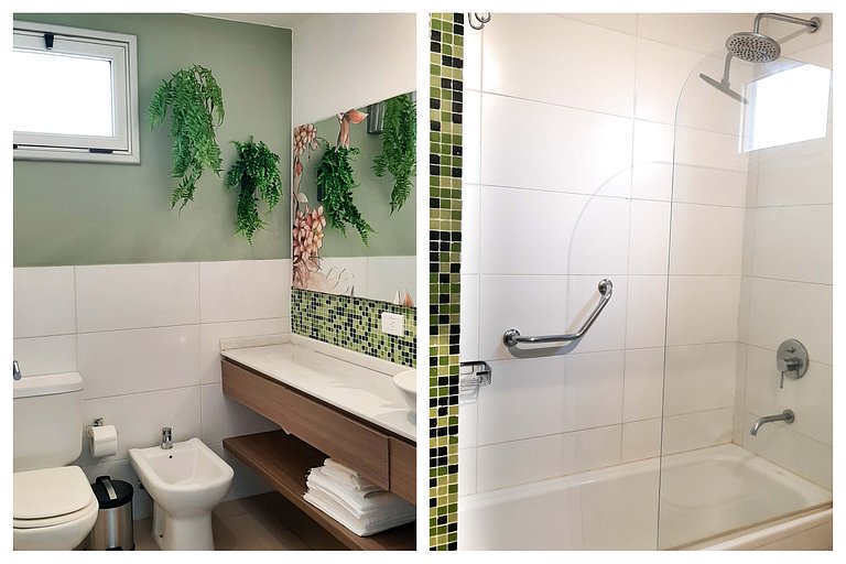 Diseño zen en altura con piscina y cochera