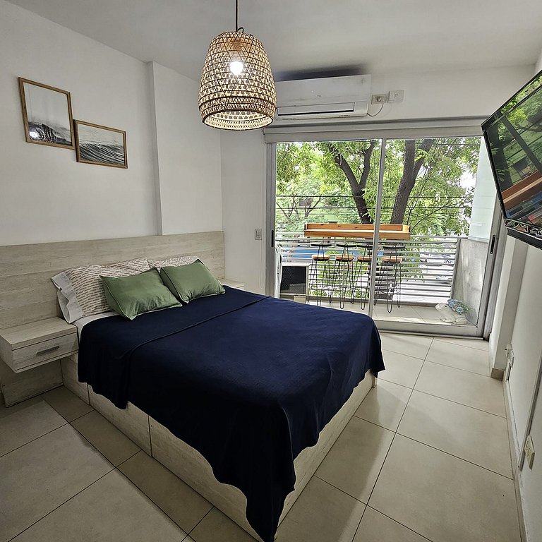 Palermo · Estudio con piscina y bicis