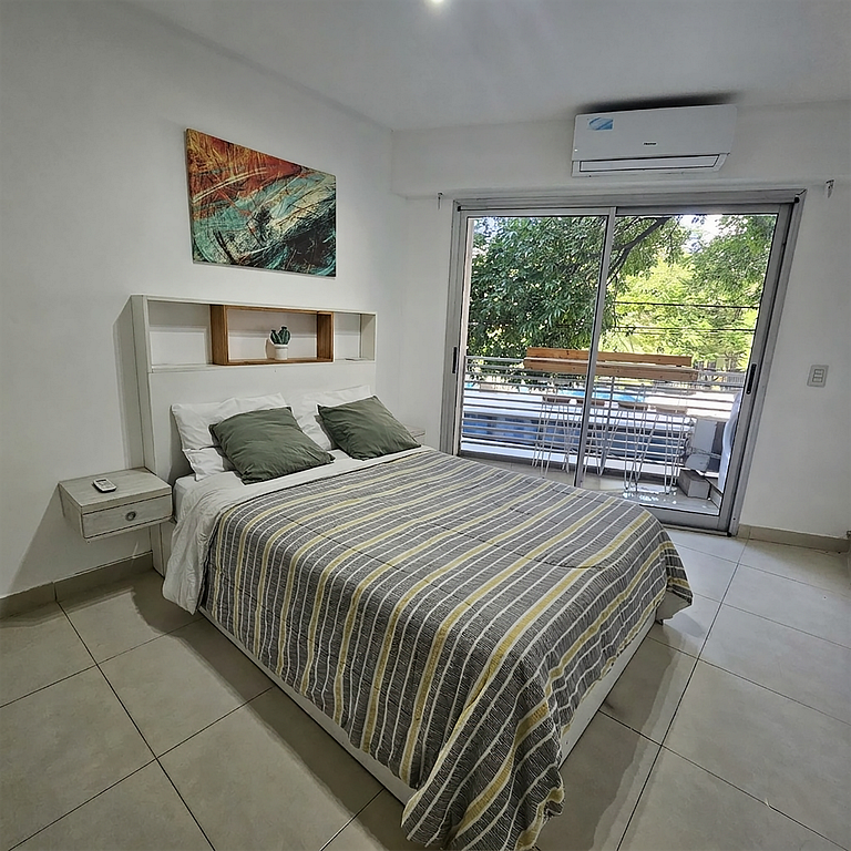 Palermo · Estudio con piscina y bicis