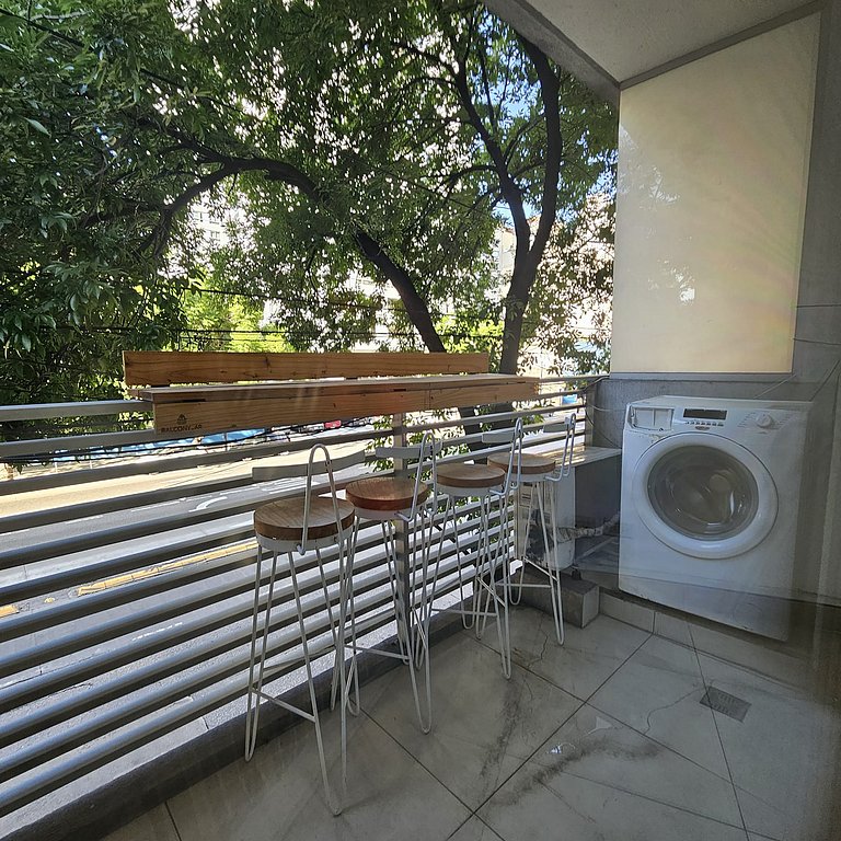 Palermo · Estudio con piscina y bicis