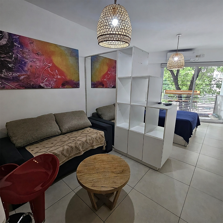 Palermo · Estudio con piscina y bicis