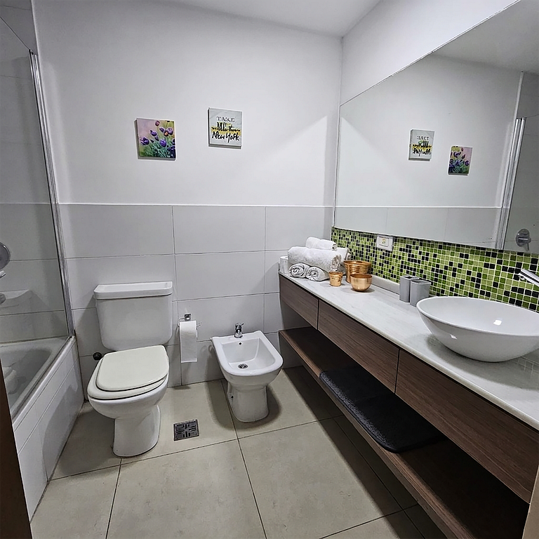 Palermo · Estudio con piscina y bicicletas