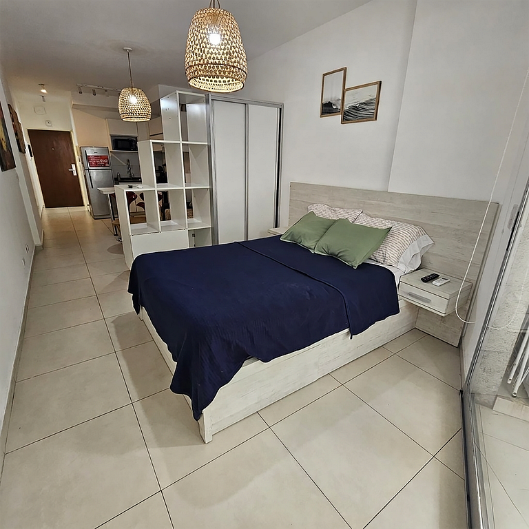 Palermo · Estudio con piscina y bicicletas