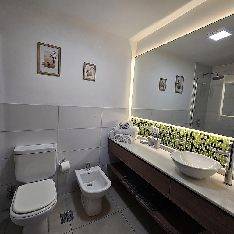 Departamento de dos ambientes con balcón, piscina y bicis