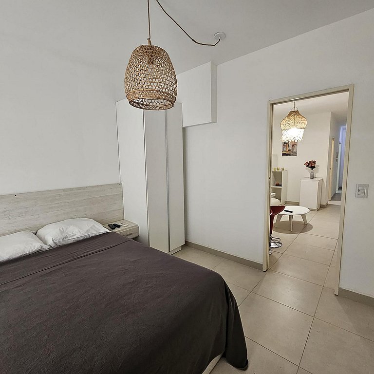 Departamento de dos ambientes con balcón, piscina y bicis