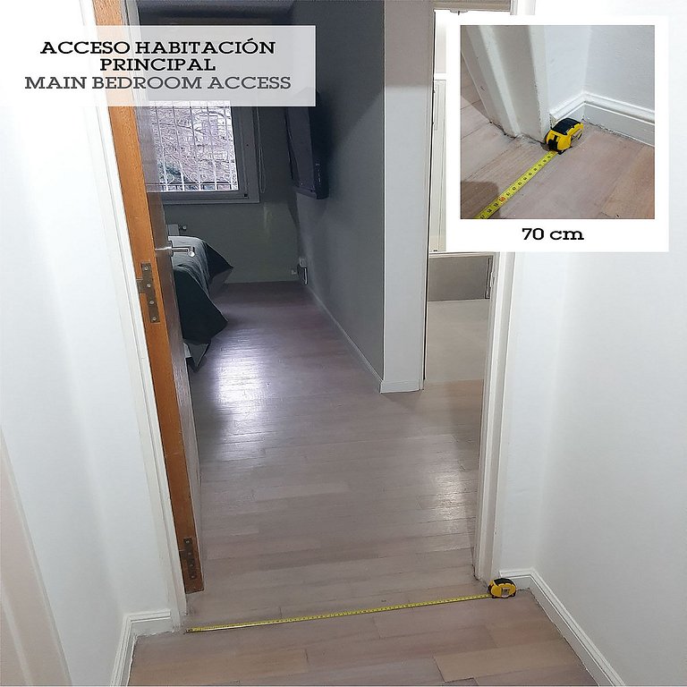 Amplio 3 Amb. Palermo Hollywood | Estadías Largas (3 Meses)