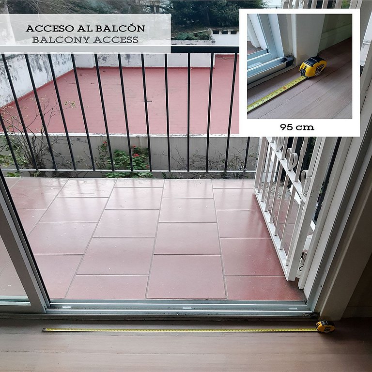 Amplio 3 Amb. Palermo Hollywood | Estadías Largas (3 Meses)