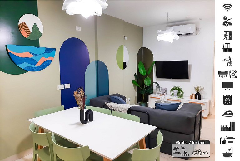 Exclusivo Depto en Palermo | 2 Hab | Cochera